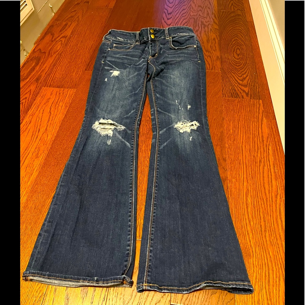 American Eagle Artist Flare Super Lowrise 8